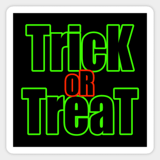 TRICK OR TREAT Sticker